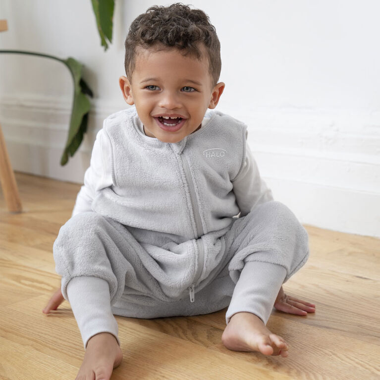 HALO SleepSack Toddler - Luxe Fleece - Grey  - 2T