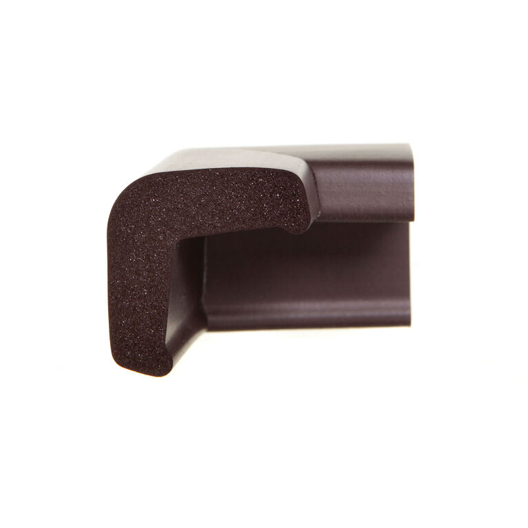 Dreambaby Classic Foam Corner Bumpers - Brown - 4-Pack