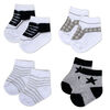 Baby Essentials 4-Pack Socks - Star Boy 12-18  Months