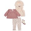 PL Baby 4 Piece Set Pink Bear 3M