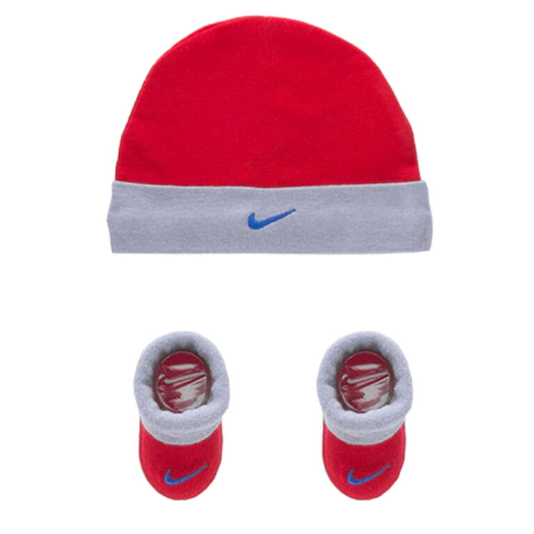 Nike 3Pc Bodysuit Box Set - Red - 12m-24m