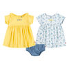 Levis 2 Pack Dress - Yellow/Blue - Size 24 Months