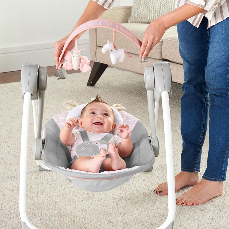 Ingenuity Comfort 2 Go Portable Swing - Flora