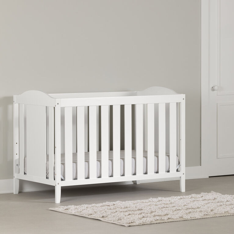 Reevo 3-in-1 Convertible Crib Pure White