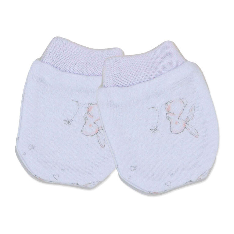 Rock A Bye Baby Boutique 5 Piece Mesh Bag Set:Bunny Newborn