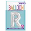 14" Silver Letter Balloons - R