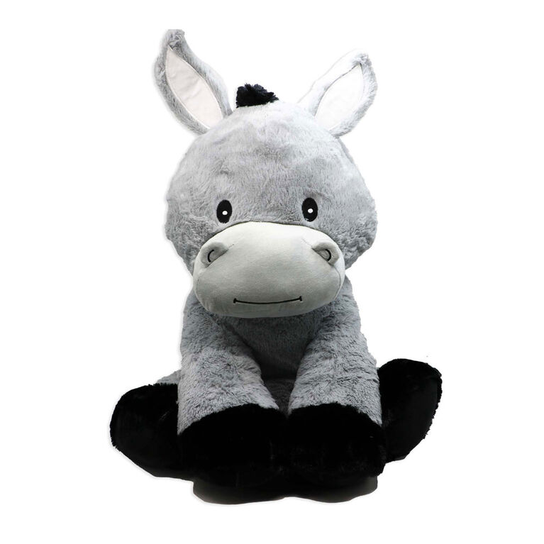 Plushies by Baby Mode Plush Grey Donkey Toy -18"
