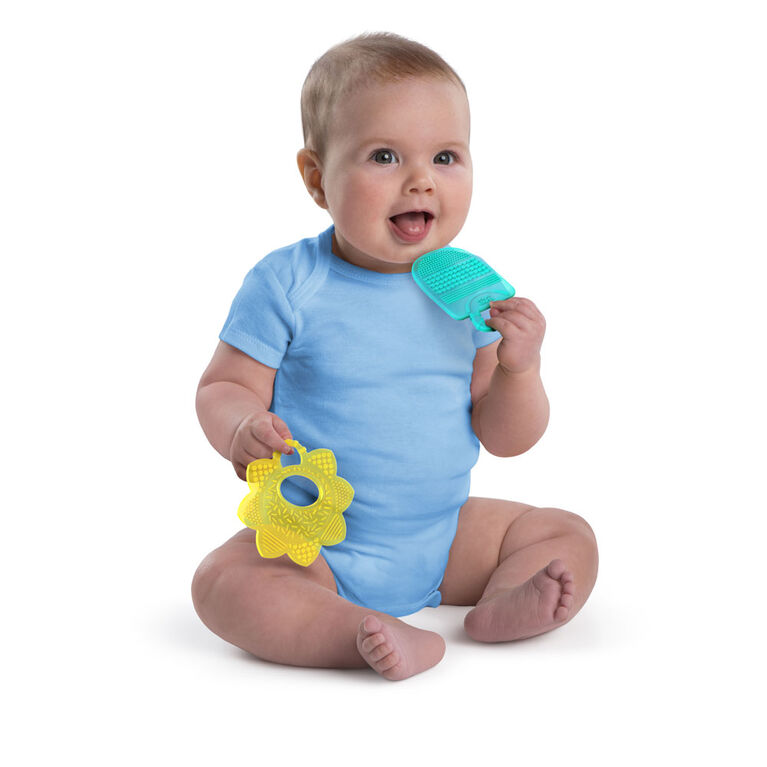 Bright Starts Sunny Soothers 2 Multi-Textured Teethers