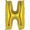 Ballons en forme de lettre or 14 " - H