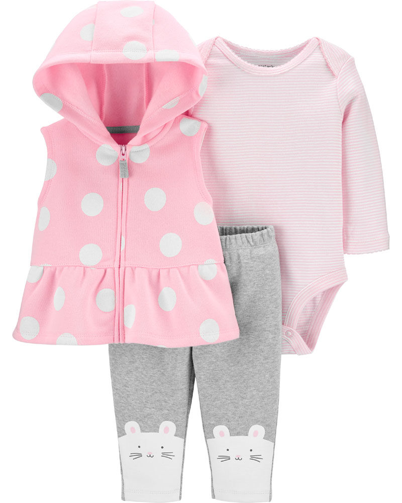 Carter's 3 piece vest set clearance