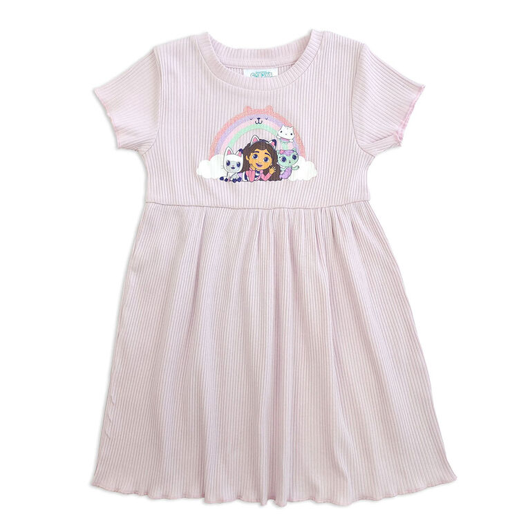 Gabby Short Sleeve Dress - Lilac 3T