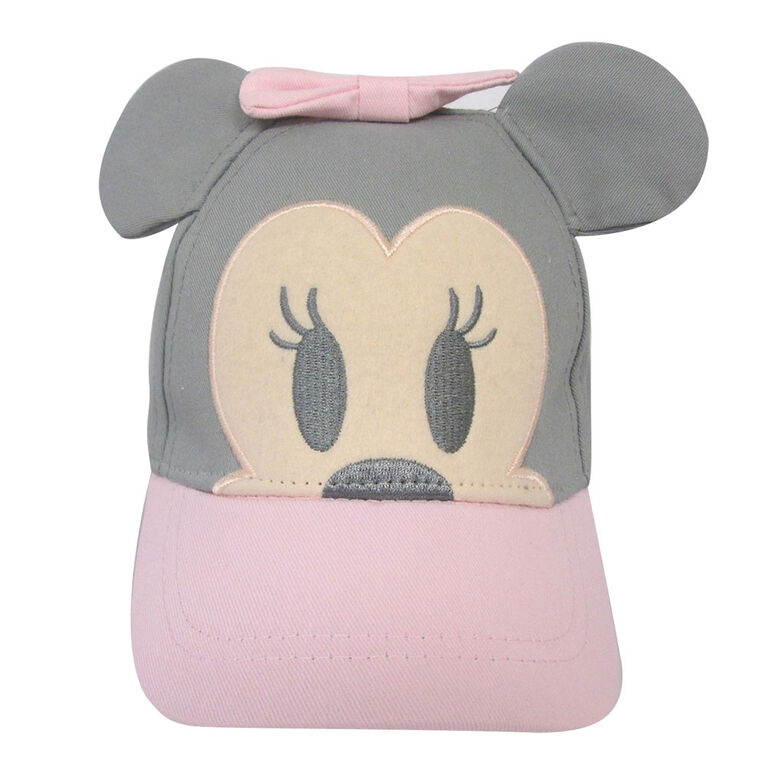 Disney Baseball Cap With 3D Ears Minnie, Pink, 1224M