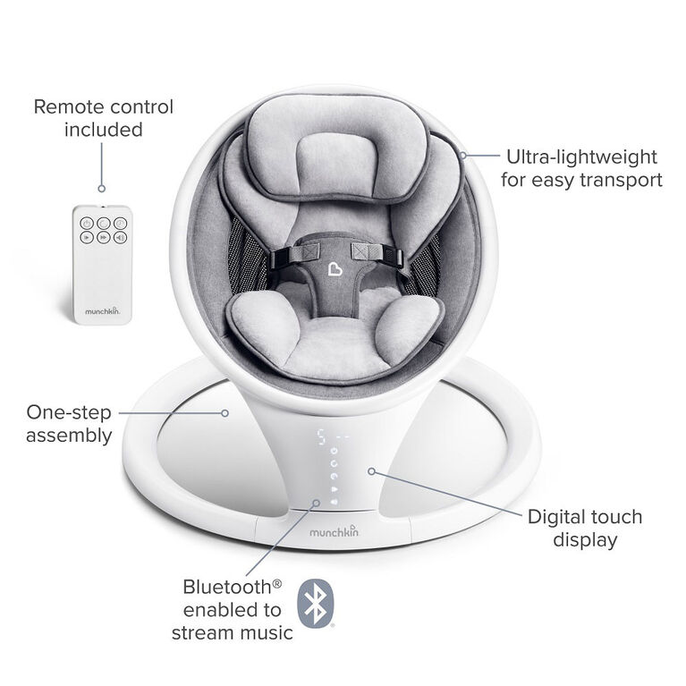 Munchkin Bluetooth Enabled Baby Swing