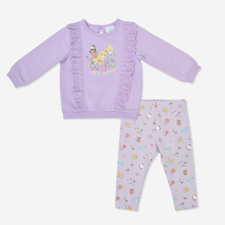 Disney Princess Legging Set Lilac 