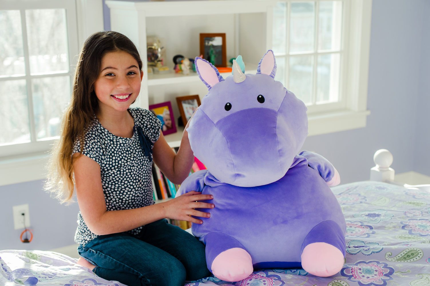 Peluche licorne géante 2025 toys r us