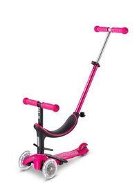 Micro Mini2Grow Deluxe LED Scooter Pink