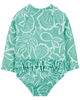 Carter's One Piece Rashguard Swimsuit Green 12M