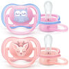 Ultra-Air Pacifier 0-6M Girl 4Pack (Owl/Deer)