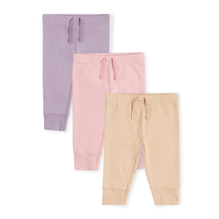 Koala Baby 3- Pack Pants Tan 