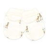 Rock a Bye Baby 5 Piece Ribbed Velour Set: White Giraffe 0-3M
