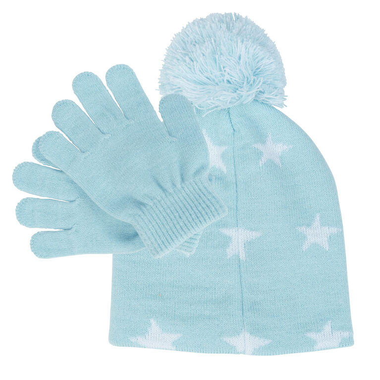 Frozen Ensemble Chapeau Et Gants La Reine Des Neiges Bleu