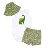 Baby Mode Green 3 Piece Short Set