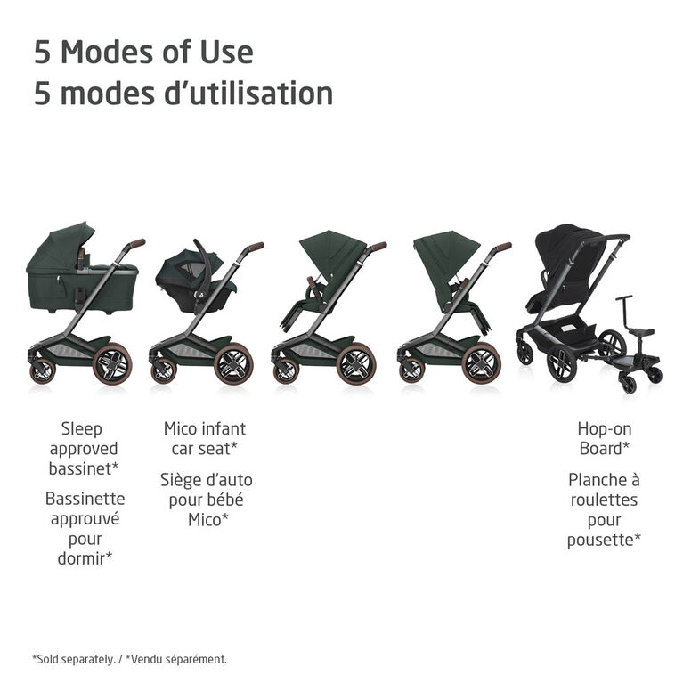 Maxi Cosi Fame Stroller Twillic Green