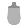 Premier gobelet d'apprentissage en silicone a bec souple, 177 mL de Nuby - Gris