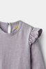 Ruffle Bodysuit Purple 9-12M