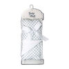 Baby Mode Signature Muslin Plush Blanket: Sage Grid