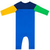 earth by art & eden - Mike Color Block Coverall - Stong Blue, 9 Months
