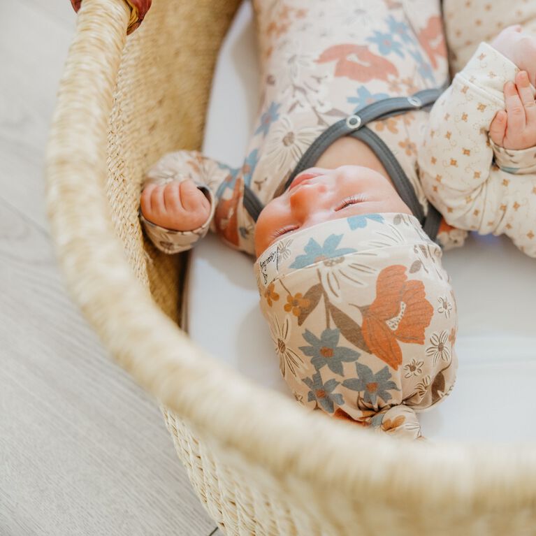 Copper Pearl - Eden Top Knot Hat 0-4 Months