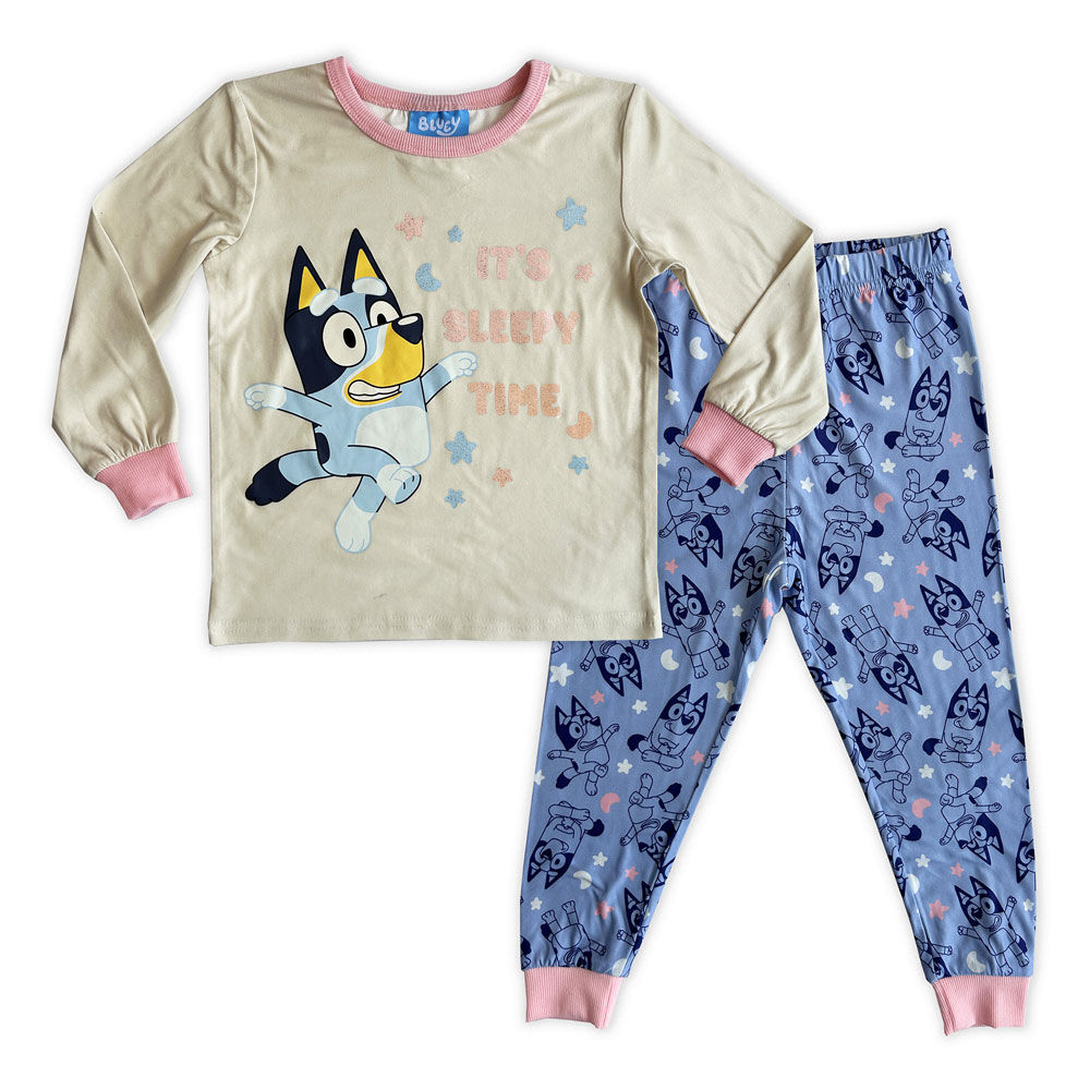 Bluey 2 Piece Pajama Set Off White Blue Babies R Us Canada