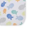 Débarbouillettes de Koala Baby paquet de 8 poisson bleu.