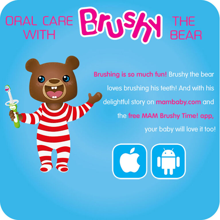 Ensemble d'apprentissage Learn to Brush MAM, 5 mois et plus, 1 unité,