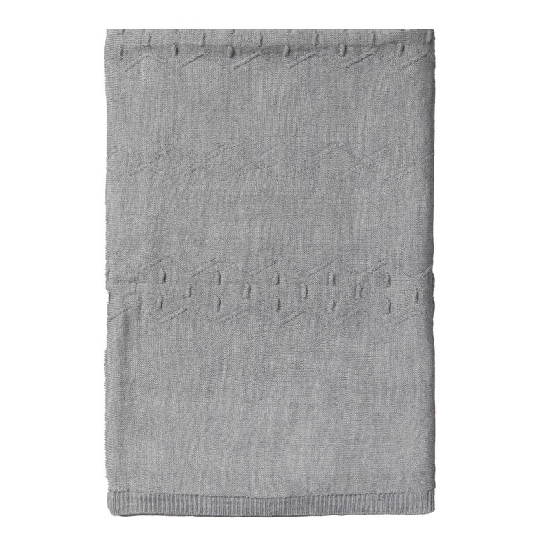 Rock A Bye Baby 3 Piece Grey Knit Cardgian Set 6-9M