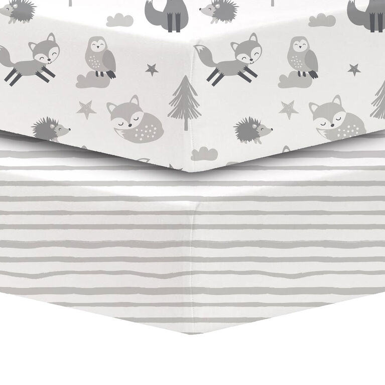 Koala Baby - 2 Pk Flannel Sheets Fox Island