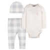 Gerber Childrenswear - 3 piece Layette - Bunny - 0-3M