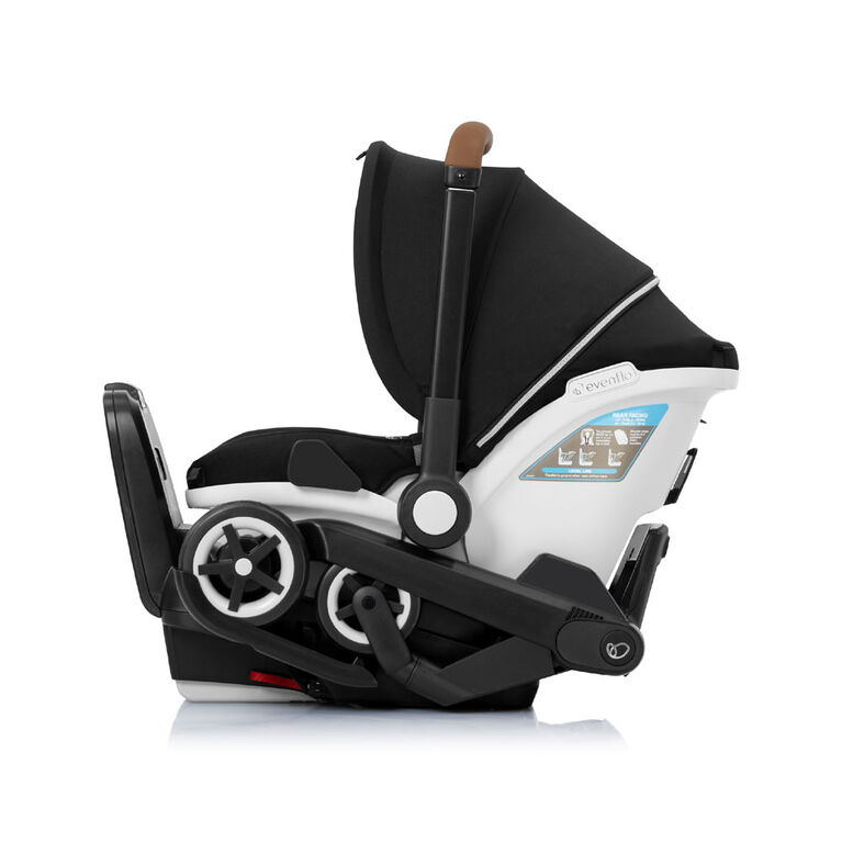 combo siège d'auto et poussette Shyft DualRide Gold d'Evenflo