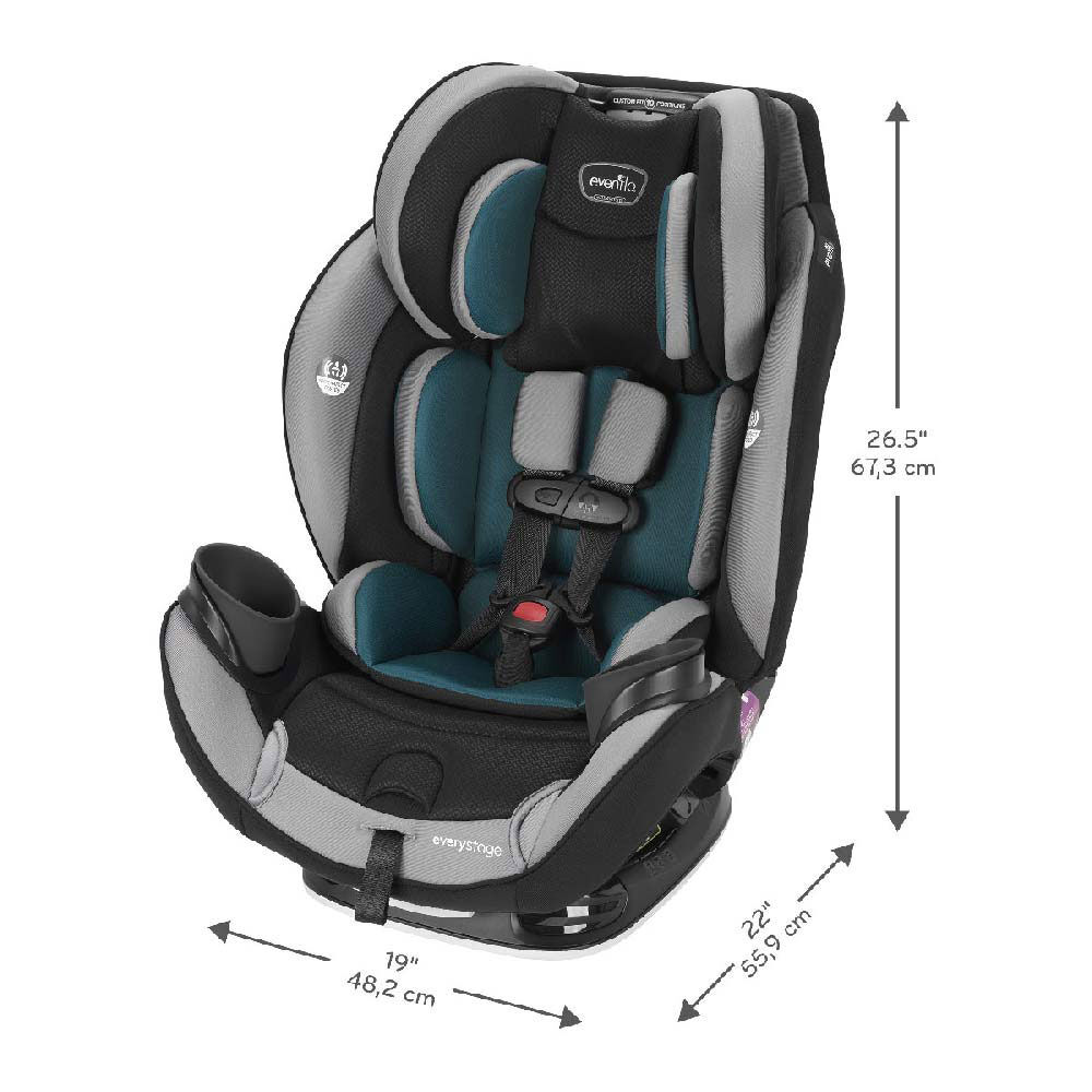 Evenflo EveryStage Deluxe All in one Car Seat Reefs