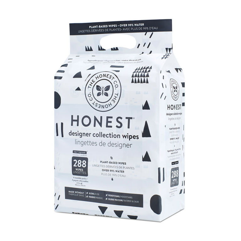 The Honest Company - Baby Wipes - Pattern Play - 288 Count - 3 Packs