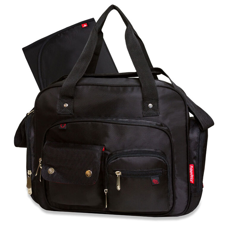 Sac &agrave; langer Fisher Price FastFinder Organiser, noir