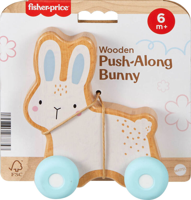 Fisher-Price Wooden Push-Along Bunny Fisher-Price Wooden Push-Along Bunny