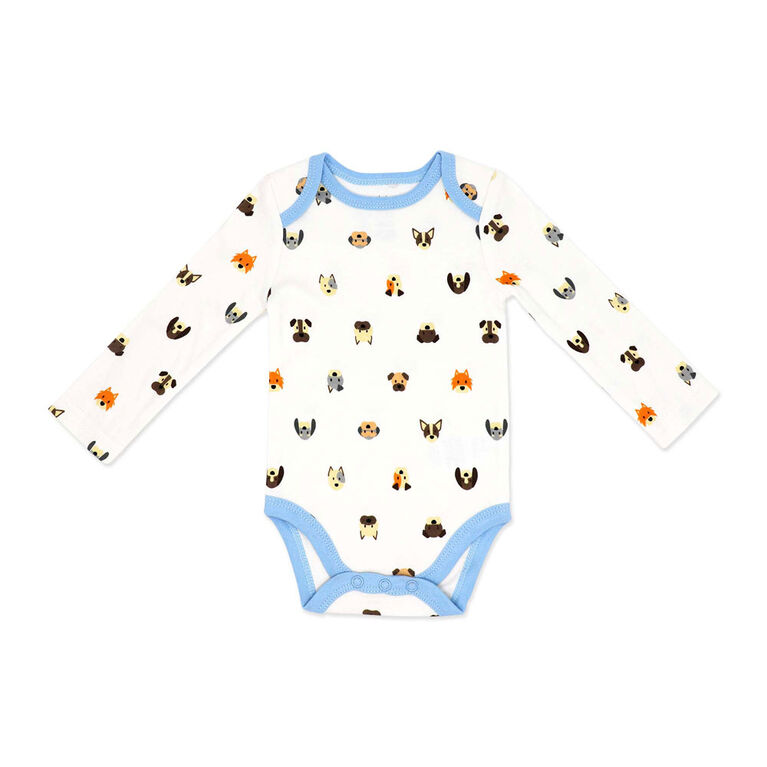 Baby Mode Ensemble de 3 pi&egrave;cesre tourne-moi :Chiens bleus 3-6M