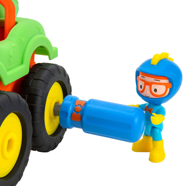 Blippi, véhicule vedette de 15,2 cm Camion monstre à construire