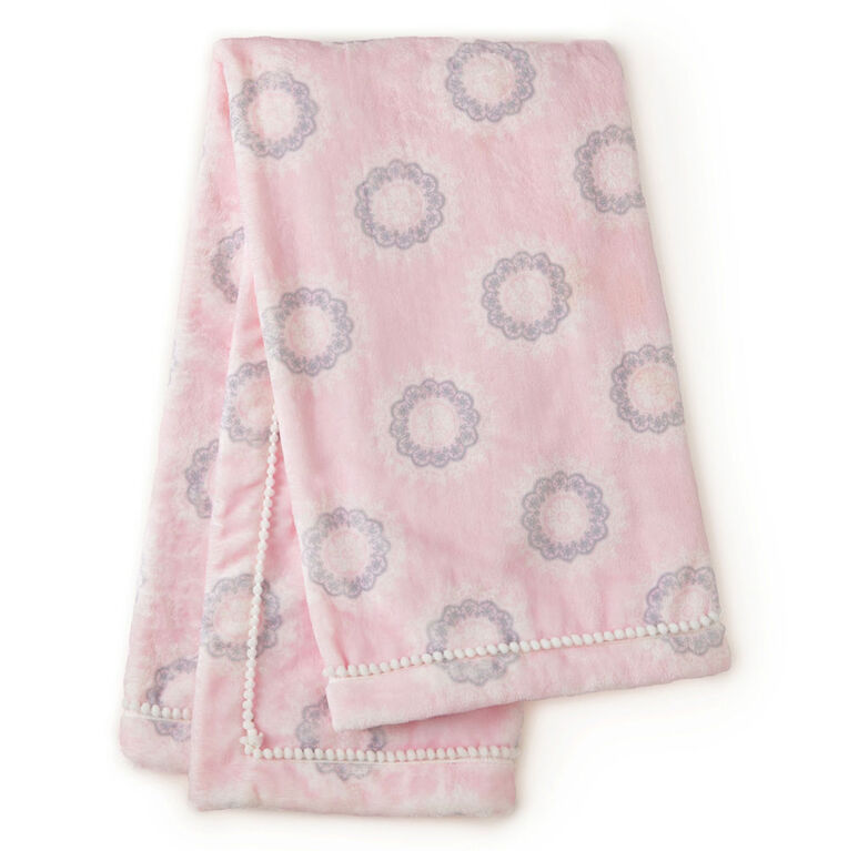 Levtex Baby Willow Medallion Blanket - Pink