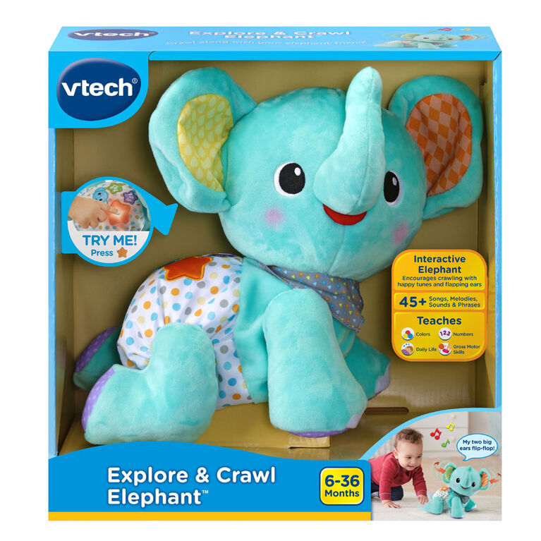 VTech Éléphanteau 1, 2, 3, suis-moi - Édition anglaise