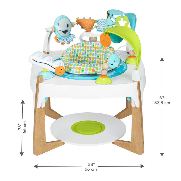 ExerSaucer Gleeful Sea 2-in-1 Activity & Art Table