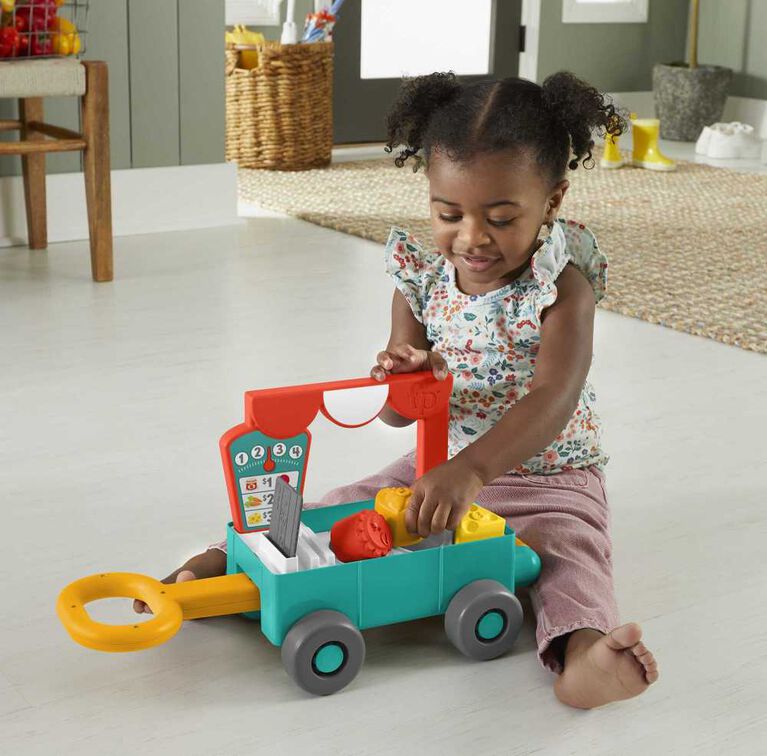 Fisher-Price - Rires et Éveil - Tracteur de la ferme au marché 4-en-1