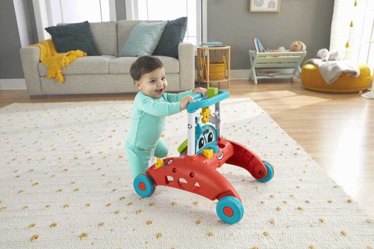 Fisher-Price - Trotteur ​Steady Speed à 2 côtés - Version anglaise et française